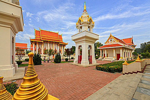 河南洛阳白马寺泰国园建筑景观