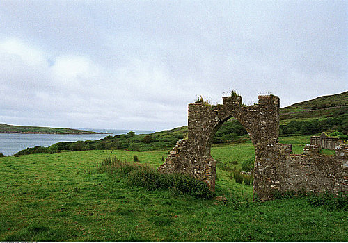 城堡,遗址,爱尔兰