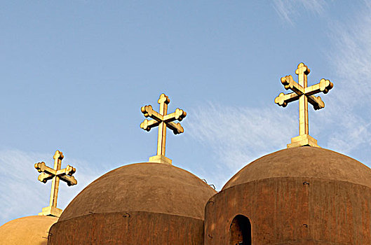 圆顶,教堂,圣徒,老,科普特,开罗,埃及,北非