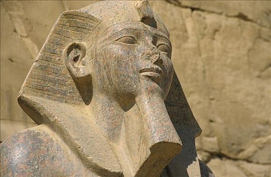石像,拉美西斯二世,卡尔纳克神庙,路克索神庙,埃及,非洲