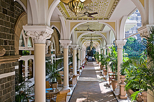花园,泰姬陵酒店,地区,孟买,马哈拉施特拉邦,印度,亚洲