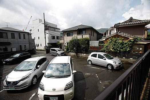 日本,岚山,民居