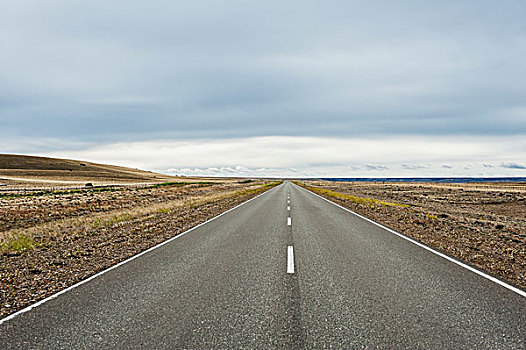 道路,伸展,远景,阿根廷