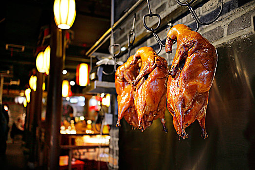 北京烤鸭,美味,厨房,菜肴