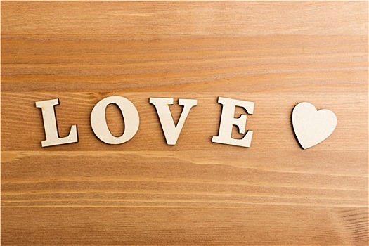 爱情,木质,文字