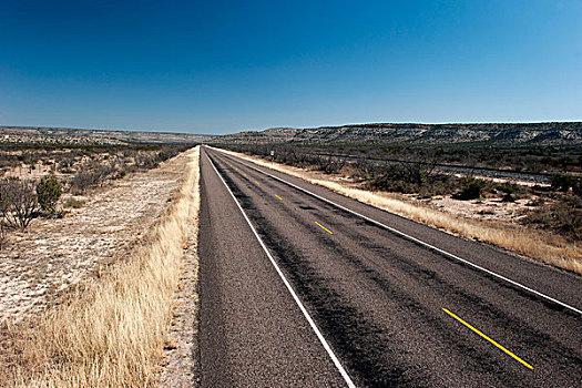 公路,荒漠景观