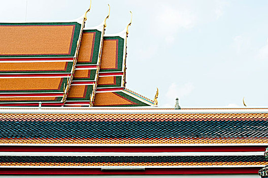 庙宇,屋顶,曼谷