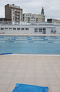 游泳池,勒阿弗尔,城市,周年纪念