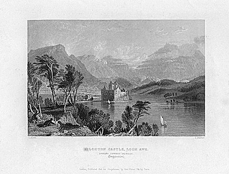 城堡,奥尔湖,19世纪