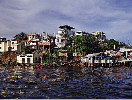 房子,里奥内格罗,河,马瑙斯,巴西