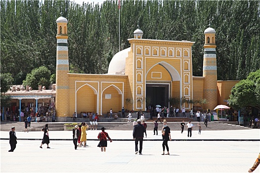 新疆喀什,艾提尕尔清真寺