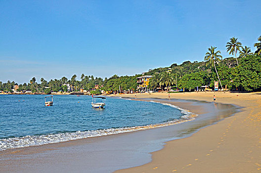 海滩,乌纳瓦图纳,斯里兰卡,南亚,亚洲
