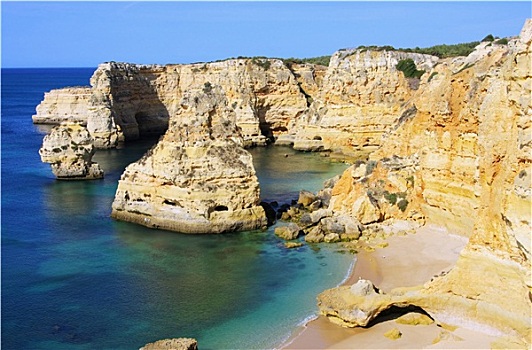 阿尔加维,海岸,海滩