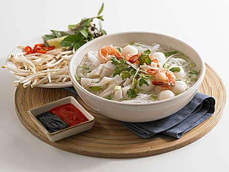 越南,海鲜,面条汤