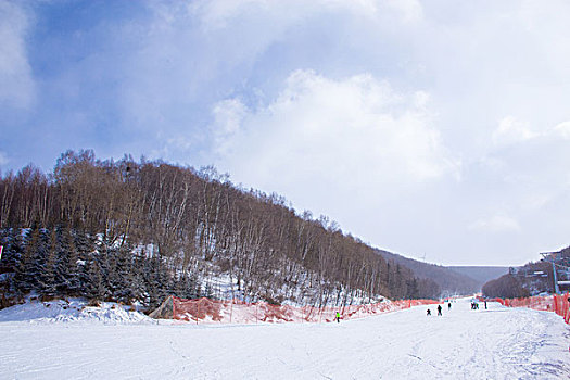 滑雪场,滑雪,滑道
