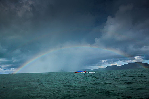 海上彩虹