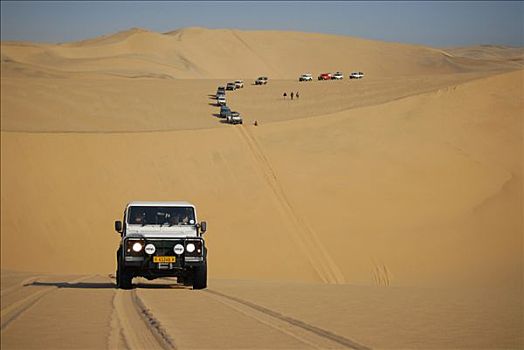 吉普车,沙丘,区域,纳米比亚