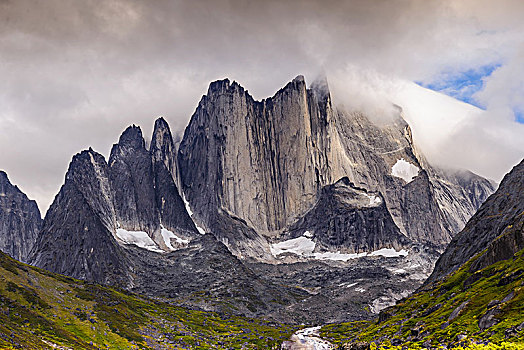 峡湾,南,格陵兰