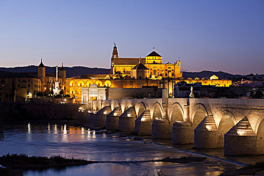 桥,背影,安达卢西亚,西班牙,欧洲