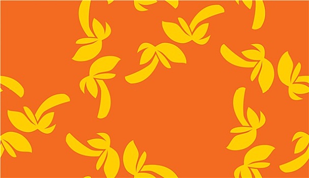 无缝,橙色,棕榈树,图案