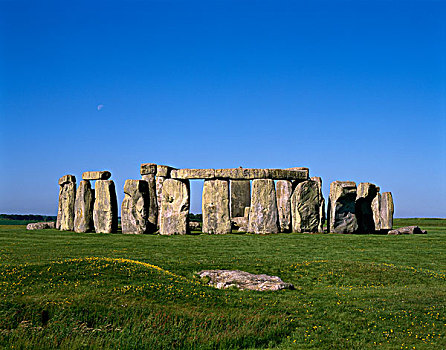 古老,石头,建筑,风景,巨石阵,威尔特,英格兰