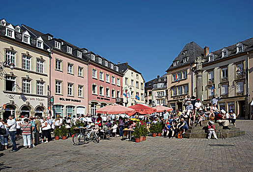 市场,卢森堡,欧洲