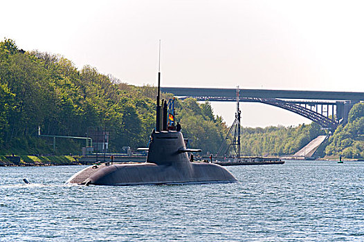 潜水艇,基尔,运河,德国