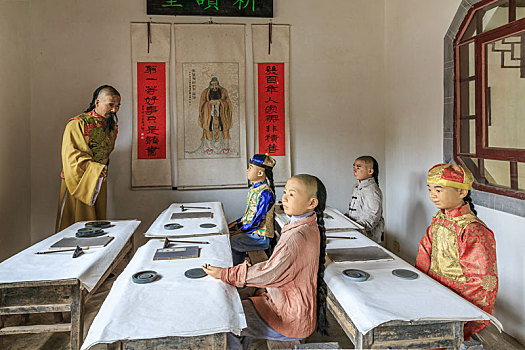 古代书塾,中国安徽省黄山市徽州区唐模古村蒙童馆