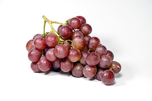 棚拍有机新鲜的葡萄