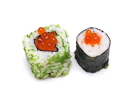 寿司,红色,鱼子酱