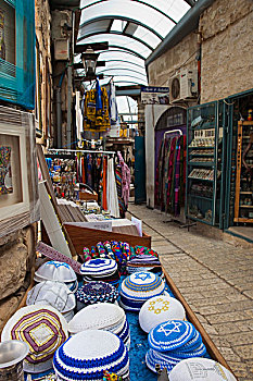 以色列,加利利地区,犹太会堂,区域,遮盖,纪念品,市场