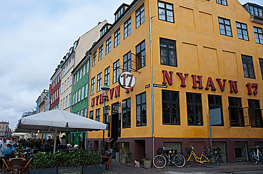 丹麦,哥本哈根,新港,餐馆