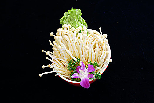 重庆火锅菜品-素菜类-,金针菇