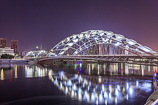 天津海河夜景