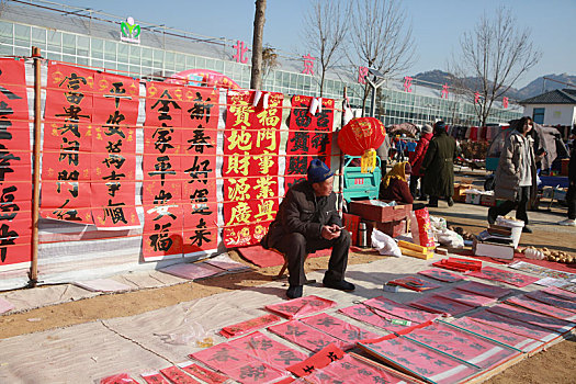 市民赶大集,品美食感受浓浓的年味