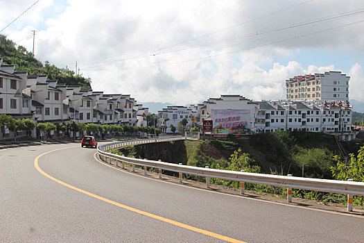 重庆市云阳县外郎乡的农村易地搬迁安置点