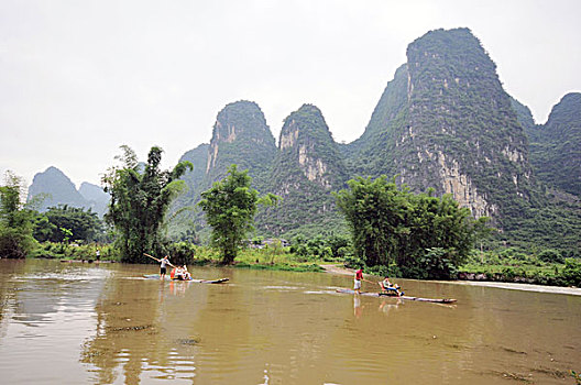 遇龙河风光