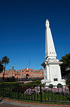 阿根廷,布宜诺斯艾利斯,五月广场,梅奥,纪念建筑,周年纪念,五月,玫瑰宫,背景
