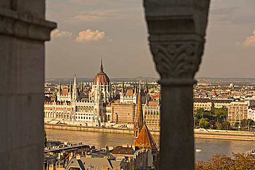 匈牙利,布达佩斯,国会大厦,棱堡