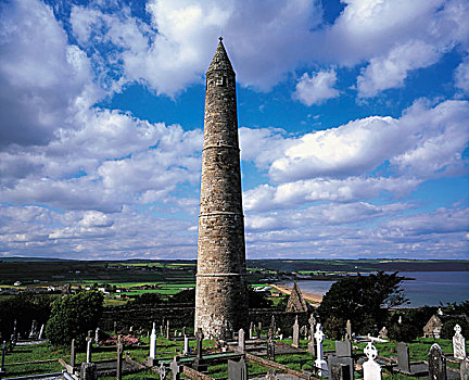 圆塔,大教堂,沃特福德,爱尔兰,12世纪