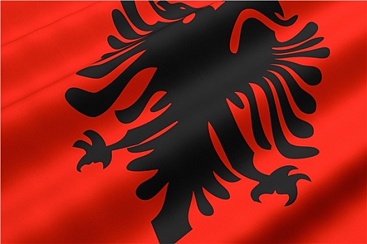 阿尔巴尼亚,旗帜