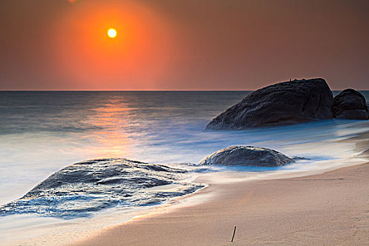 龙沐湾的黄昏