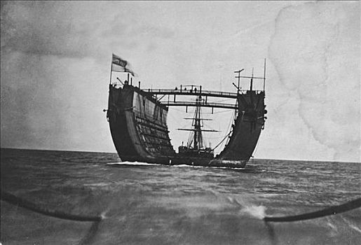 浮码头,皇家海军,船,百慕大