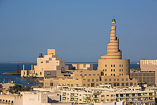 卡塔尔,多哈,城市,伊斯兰,中心,博物馆,伊斯兰艺术
