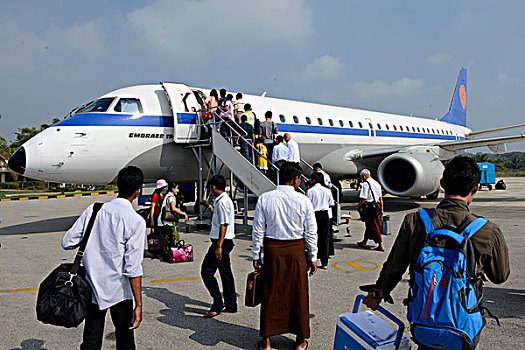 亚洲,缅甸,飞机,航空公司
