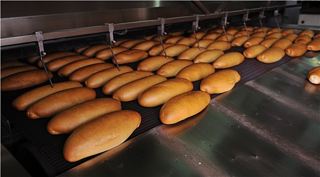 面包,工厂,制作