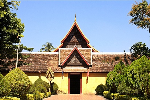 寺院,庙宇,万象,老挝