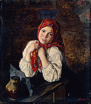 乡村,妩媚,1893年,艺术家,动作