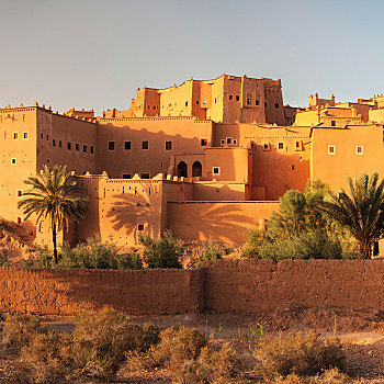 要塞,陶里尔特省,瓦尔扎扎特,摩洛哥,非洲