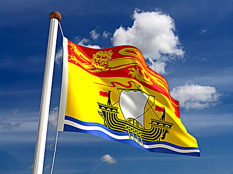 新布兰斯维克,旗帜,加拿大